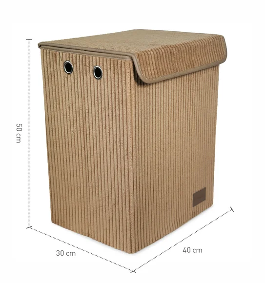 Sophia Foldable Basket Storage Basket Camel