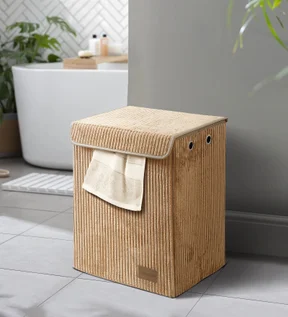 Sophia Foldable Basket Storage Basket Camel