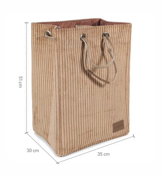 Sophia Foldable Laundry Basket Storage Basket Camel