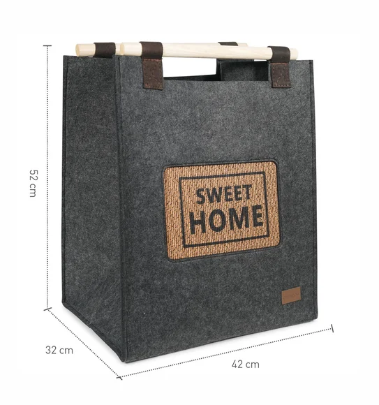 Sophia Foldable Basket Storage Basket Grey