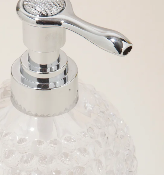 Prism 3 Pcs Bathroom Set Glass Bath Set Transparent