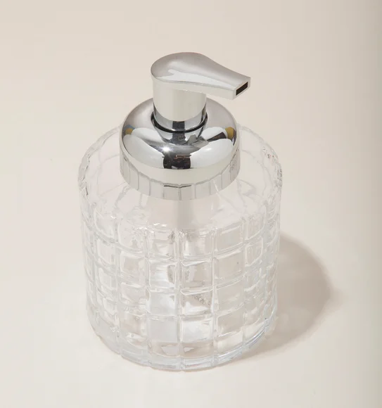 Prism Soap Dispenser Glass Soap Dispenser Clear