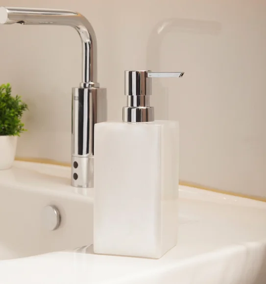 Arsh Soap Dispenser Polyresin Soap Dispenser White