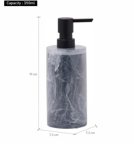 Arsh Soap Dispenser Polyresin Soap Dispenser Black