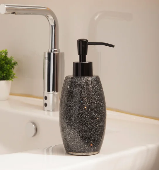Arsh Soap Dispenser Polyresin Soap Dispenser Charcoal