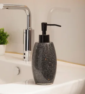Arsh Soap Dispenser Polyresin Soap Dispenser Charcoal