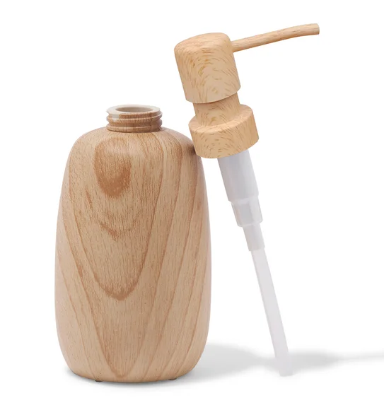 Azure Soap Dispenser Polyresin Soap Dispenser Wood