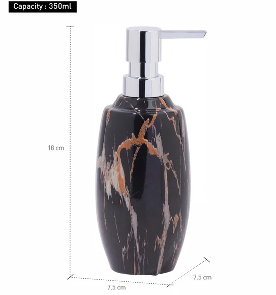 Azure Soap Dispenser Polyresin Soap Dispenser Chocolate