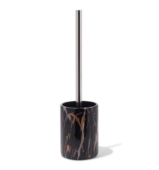 Azure Toilet Brush Polyresin Toiletbrush Holder Chocolate