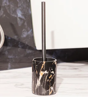 Azure Toilet Brush Polyresin Toiletbrush Holder Chocolate