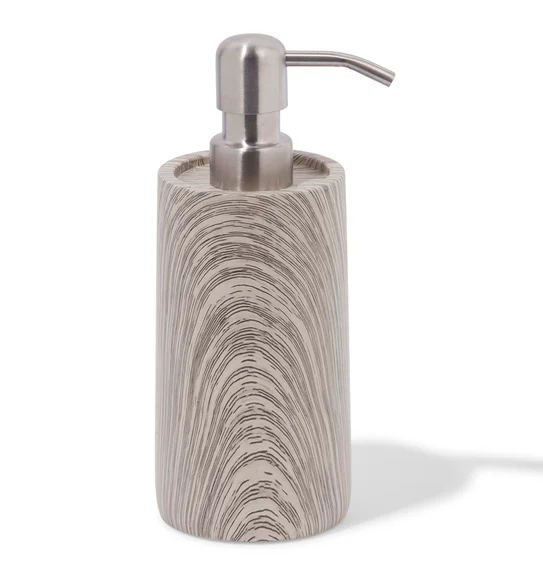 Azure Soap Dispenser Polyresin Soap Dispenser Grey Beige