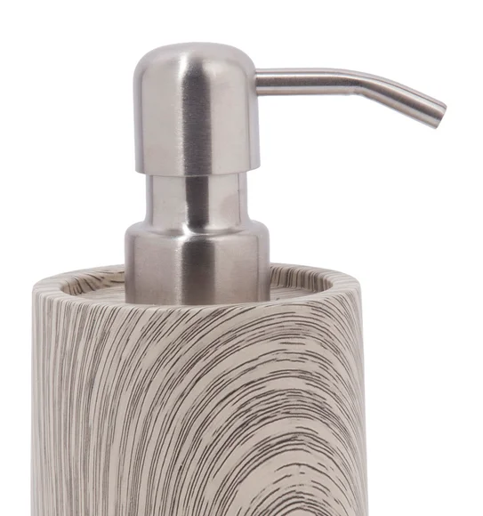 Azure Soap Dispenser Polyresin Soap Dispenser Grey Beige