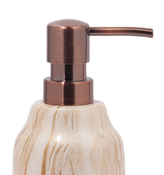 Azure Soap Dispenser Polyresin Soap Dispenser Gold