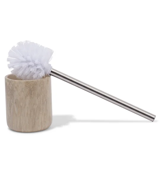 Azure Toilet Brush Polyresin Toiletbrush Holder Brown