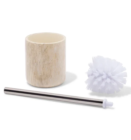 Azure Toilet Brush Polyresin Toiletbrush Holder Brown