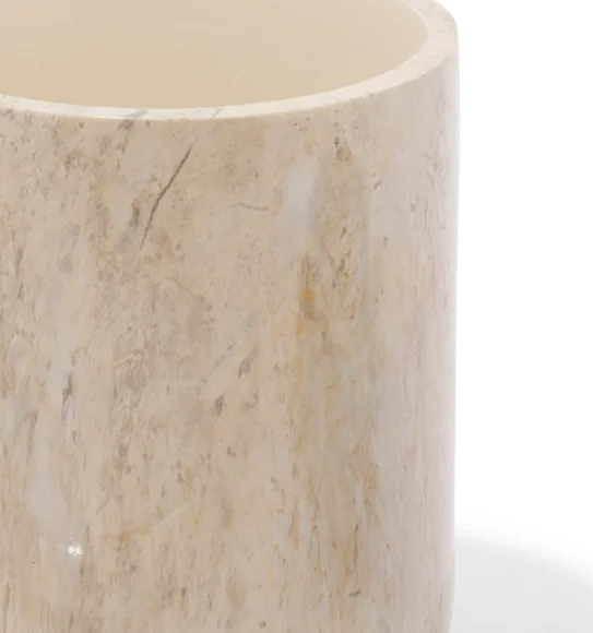 Azure Toilet Brush Polyresin Toiletbrush Holder Brown