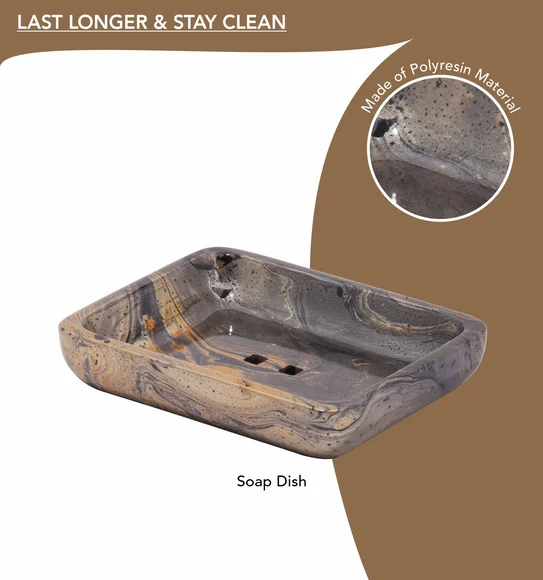 AZURE 4PCS BATHROOM SET Polyresin Bath Set Multi
