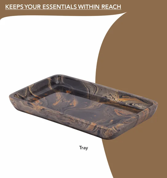 AZURE 4PCS BATHROOM SET Polyresin Bath Set Multi