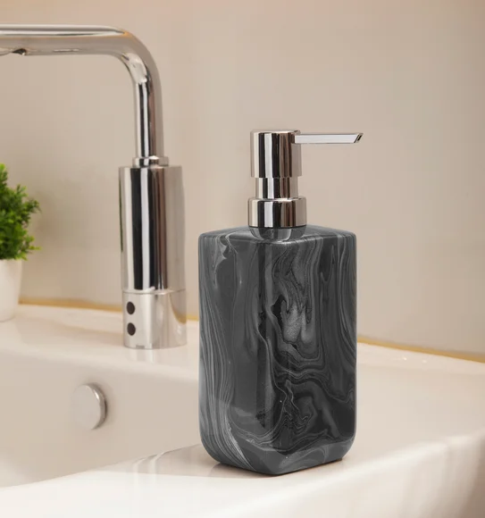 Azure Soap Dispenser Polyresin Soap Dispenser Black
