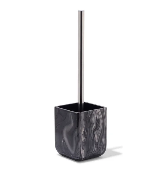 Azure Toilet Brush Polyresin Toiletbrush Holder Black