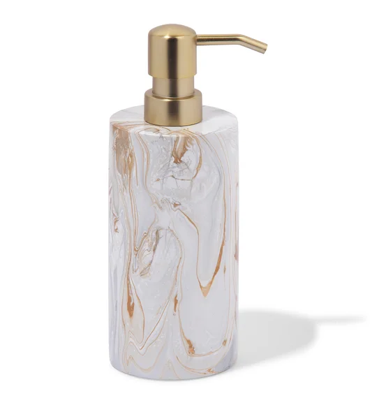 Azure Soap Dispenser Polyresin Soap Dispenser L.Brown