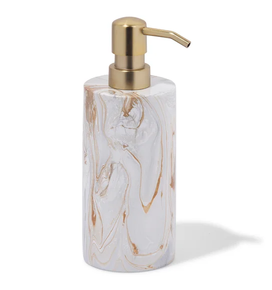 Azure Soap Dispenser Polyresin Soap Dispenser L.Brown