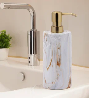 Azure Soap Dispenser Polyresin Soap Dispenser L.Brown