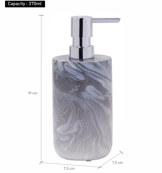 Azure Soap Dispenser Polyresin Soap Dispenser Silver