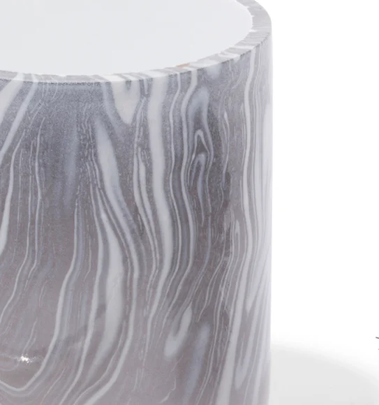 Azure Toilet Brush Polyresin Toiletbrush Holder Silver