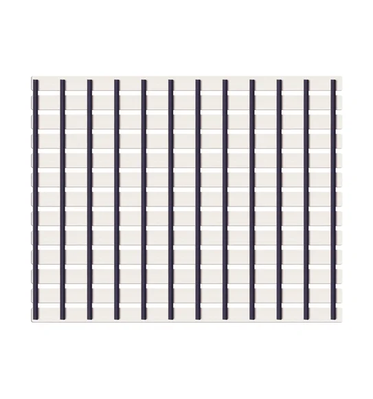 Fredy PVC Shower Mat White