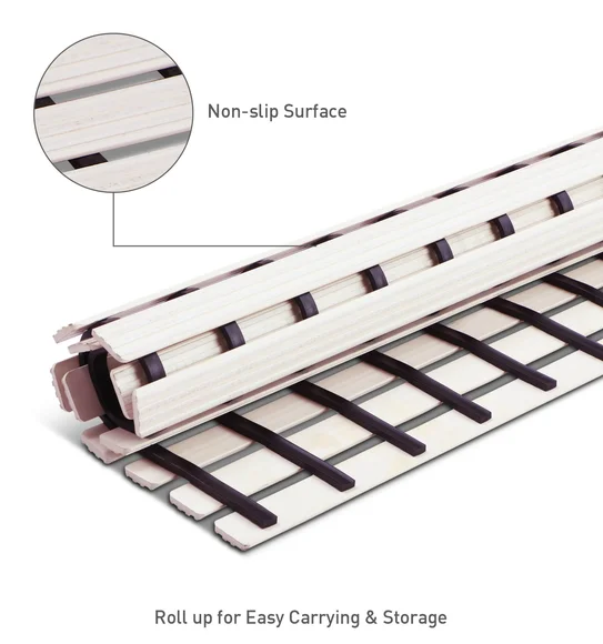 Fredy PVC Shower Mat White