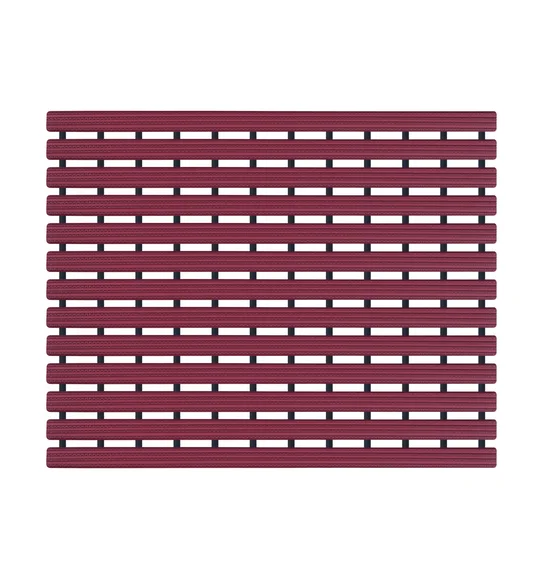 Fredy PVC Shower Mat Mehroon