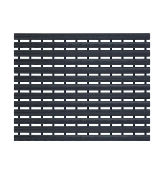 Fredy PVC Shower Mat Black