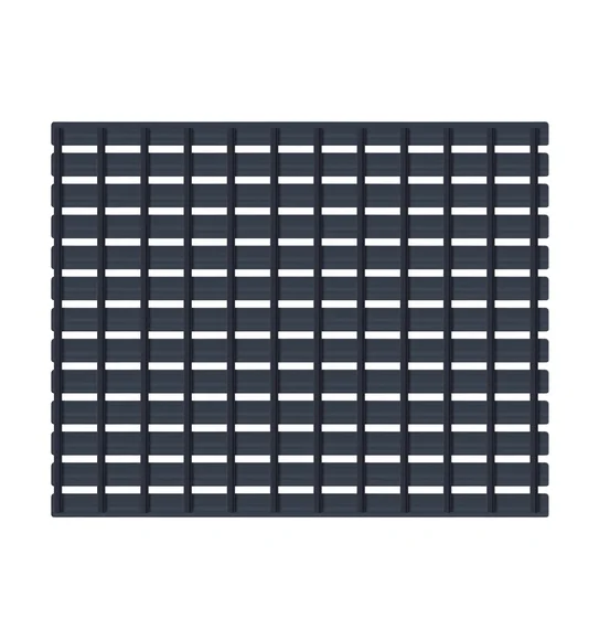 Fredy PVC Shower Mat Black