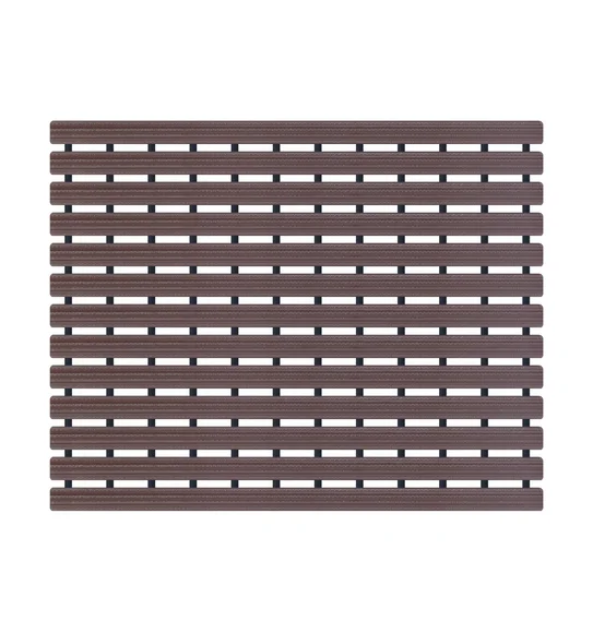 Fredy PVC Shower Mat Chocolate