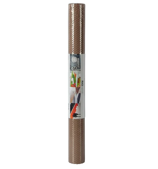Rio PVC Shelf Liner Chocolate