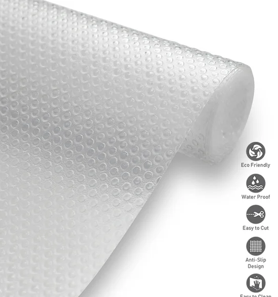 Rio PVC Shelf Liner Clear