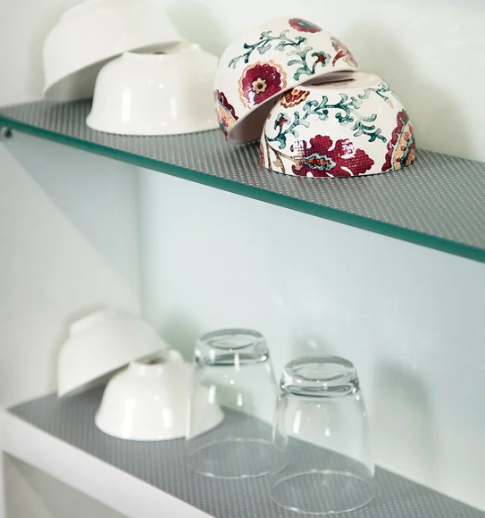 Rio PVC Shelf Liner Grey