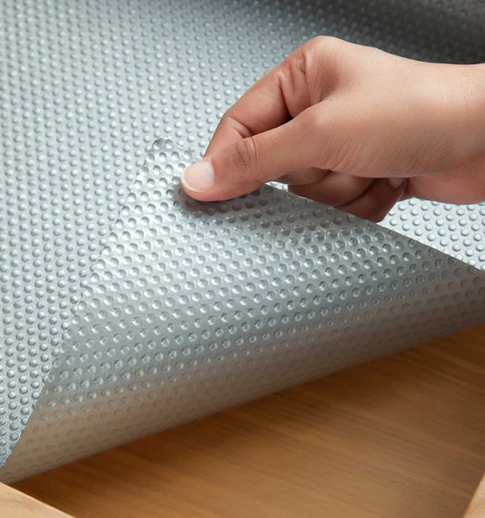 Rio PVC Shelf Liner Grey