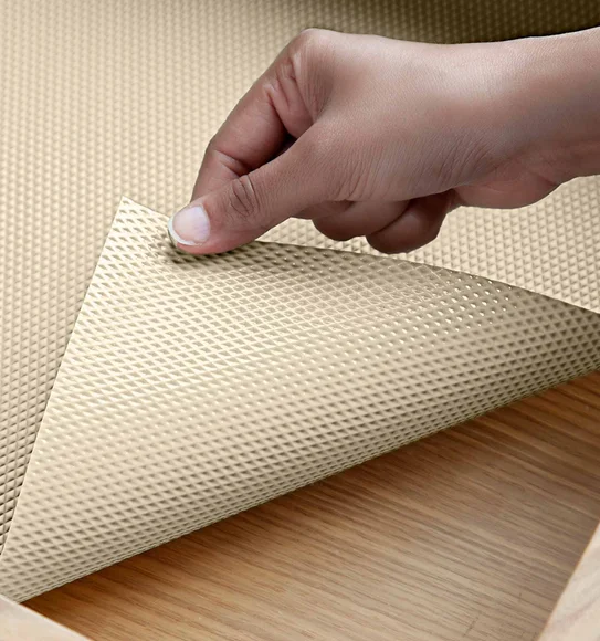 Rio PVC Shelf Liner Beige