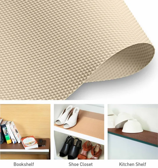 Rio PVC Shelf Liner Beige