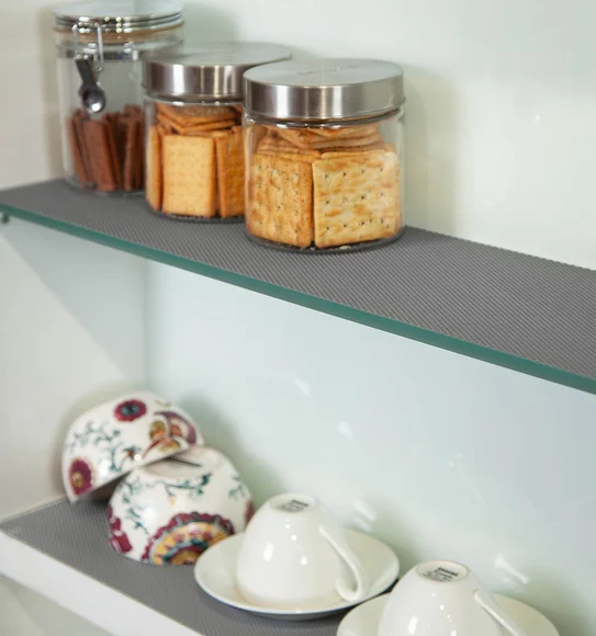 Rio PVC Shelf Liner Grey