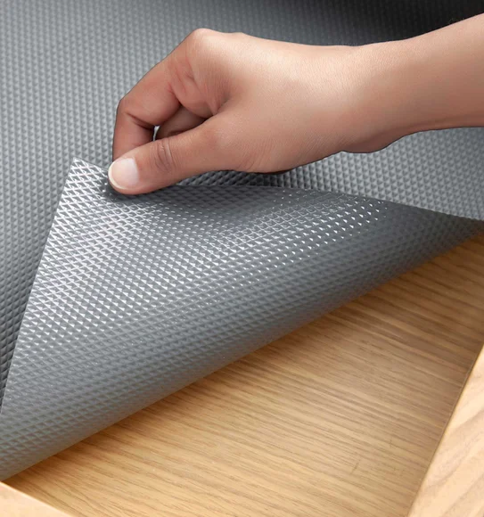 Rio PVC Shelf Liner Grey