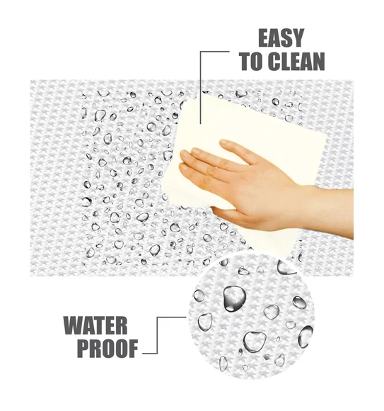 Rio PVC Shelf Liner Clear