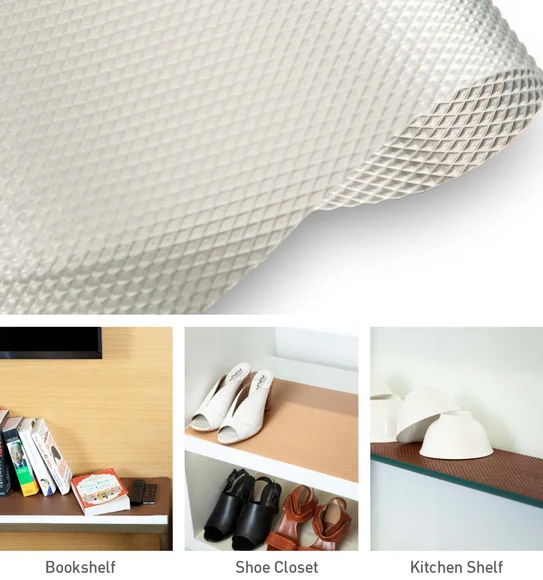 Rio PVC Shelf Liner Grey