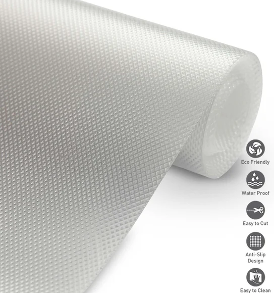 Rio PVC Shelf Liner Grey