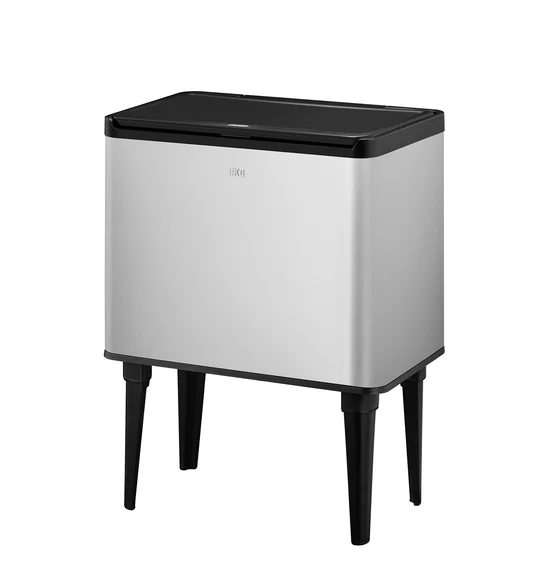 Eko Touch Button Sensor Bin Metallic
