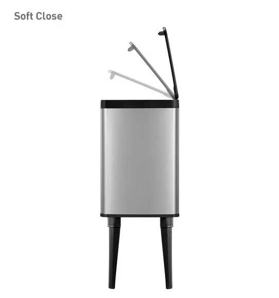 Eko Touch Button Sensor Bin Metallic