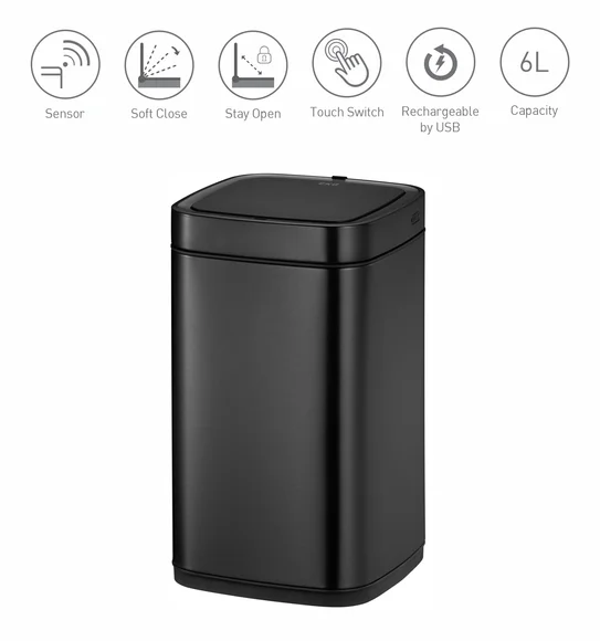 Eko Sensor Sensor Bin Black