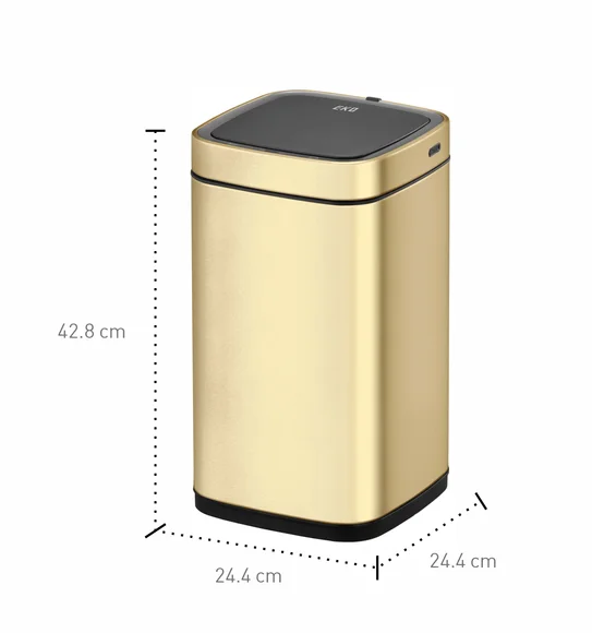 Eko Sensor Sensor Bin Champagne Gold